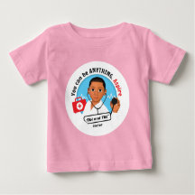 Quero ser uma camiseta Doutor - Baby Aspire