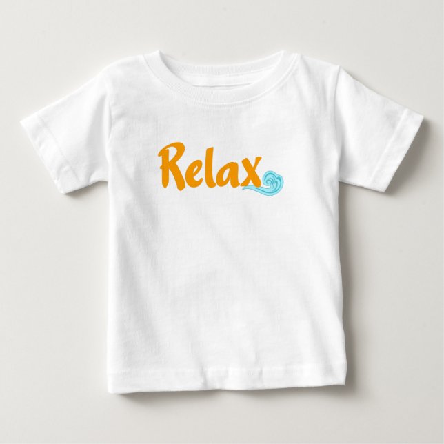 Para Bebê Relaxe a camiseta (Frente)