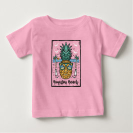 Para Bebê Retro Boynton Beach. Camiseta