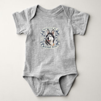 Para Bebê Siberian Husky Baby Body