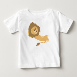 Para Bebê Siesta! Camiseta de Leão de Cartoon Bonito