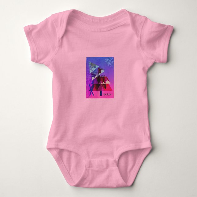 Para Bebê sitf body rapariga (Frente)
