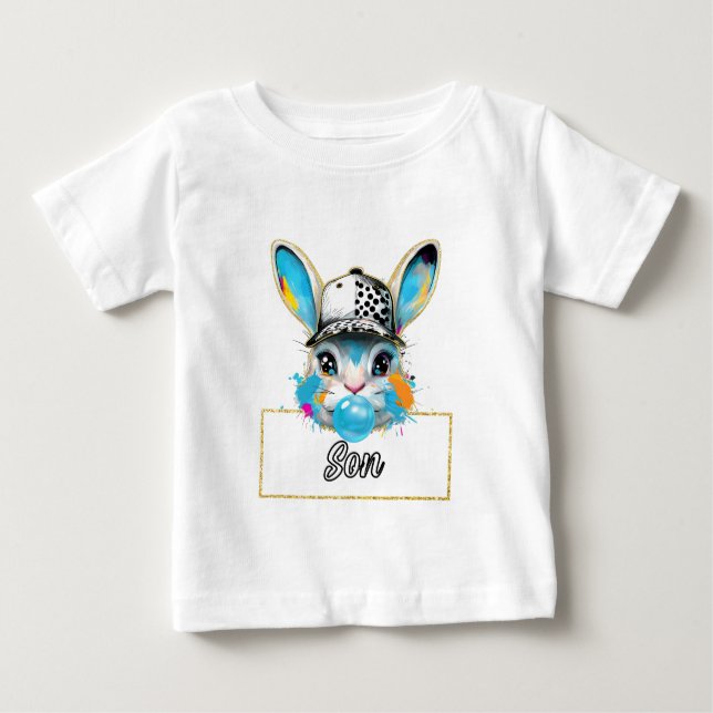 Para Bebê Son Bubble - Camiseta de Páscoa (Frente)