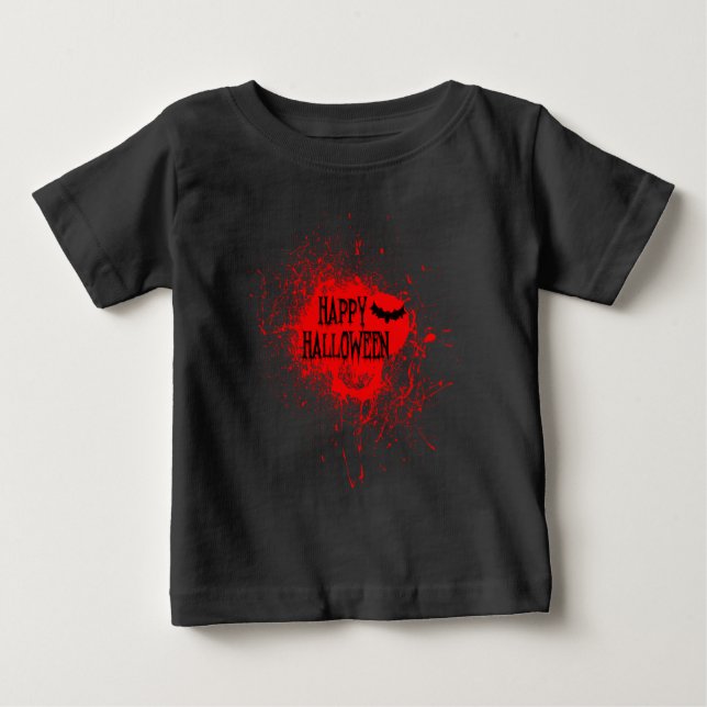 Para Bebê "Spooktacular Halloween Horror" | Camiseta (Frente)