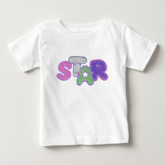 Para Bebê Star Baby Camiseta (Frente)
