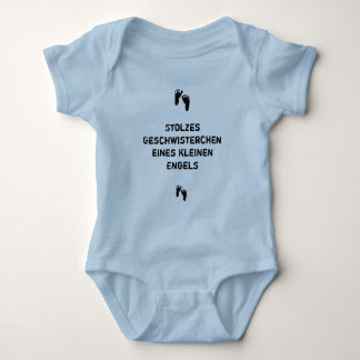 Para Bebê Sternenkindgeschwisterchen belíssima Body