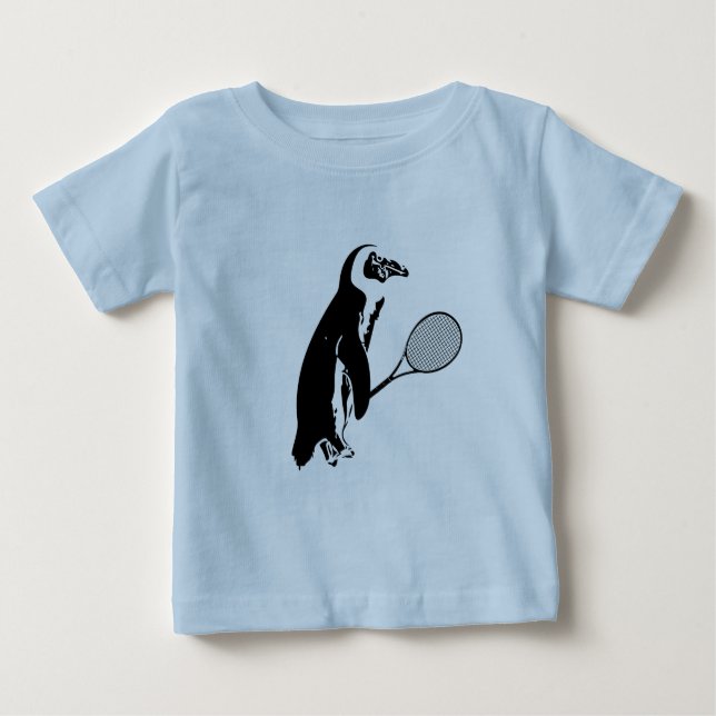 Para Bebê Tênis de Pinguim - Camiseta (Frente)