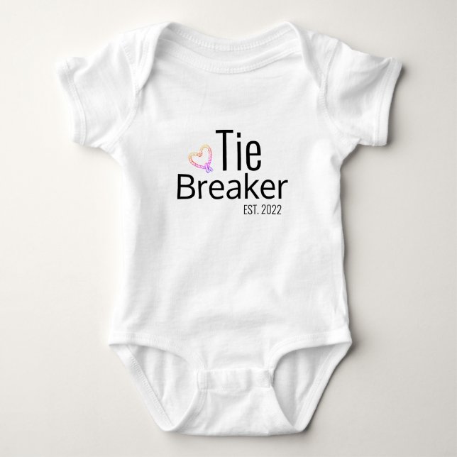 Para Bebê Tie Breaker Baby Body (Frente)