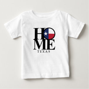 Para Bebê Toddler HOME Camiseta do Texas
