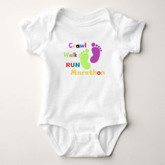 Para Bebê Trendy baby body com inspiração de maratona