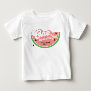 Para Bebê Um em uma camiseta Melon Primeiro Aniversário