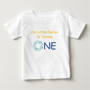 Para Bebê Uma Camiseta Pequeno Capitão