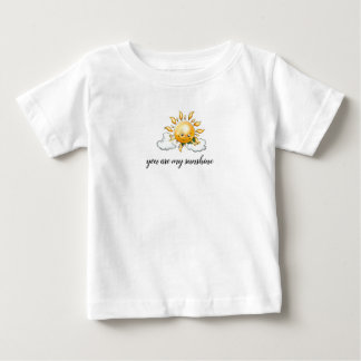 Para Bebê você é minha camiseta de criança ensolarada