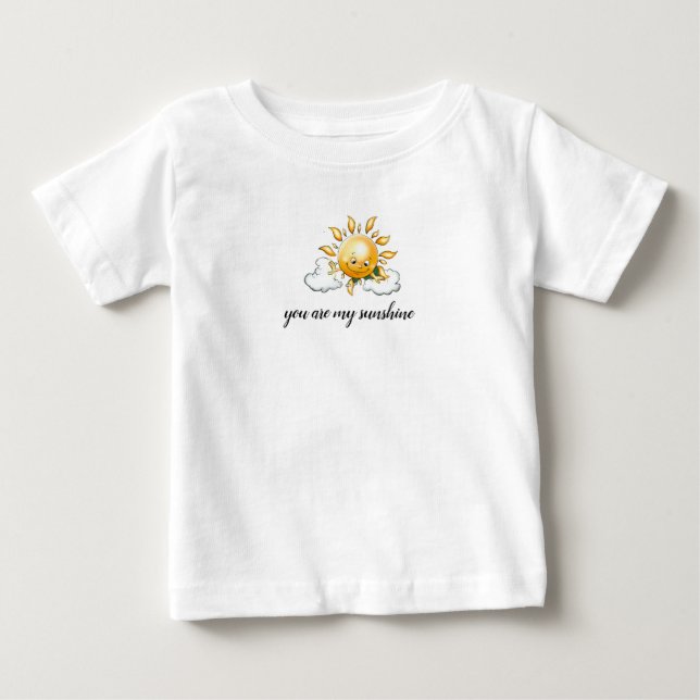 Para Bebê você é minha camiseta de criança ensolarada (Frente)