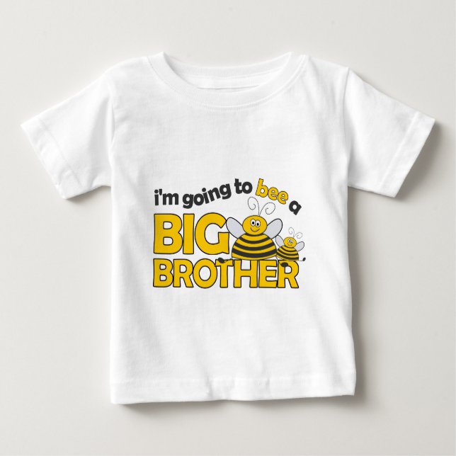 Para Bebê Vou ser uma camiseta Big Brother (Frente)