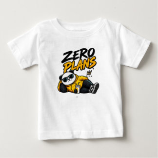 Para Bebê Zero Planos – Camiseta engraçada de tipografia Chi