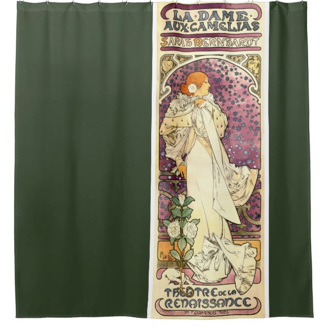Para Box A arte Nouveau Mucha Bernhardt floresce a cortina (Frente)