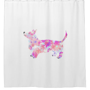 Para Box A cortina de chá Corgi