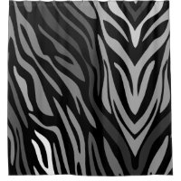 Abstrato zebra arco-íris legal Chá Cortina