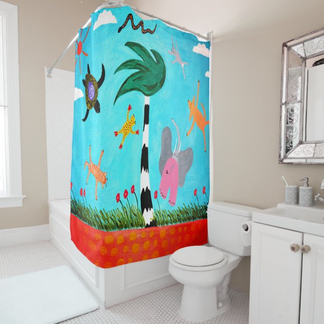 Para Box Animais Na Cortina De Chás Eólicos (In Situ)