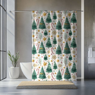 Para Box Árvores de Natal Elegantes Cortina de Água-Forte d
