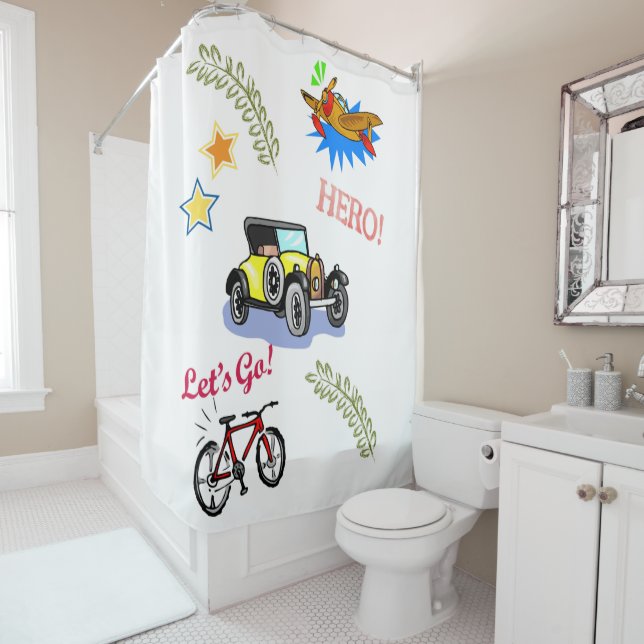 Para Box Avião de Bicicleta Hero com Cortina de chá (In Situ)