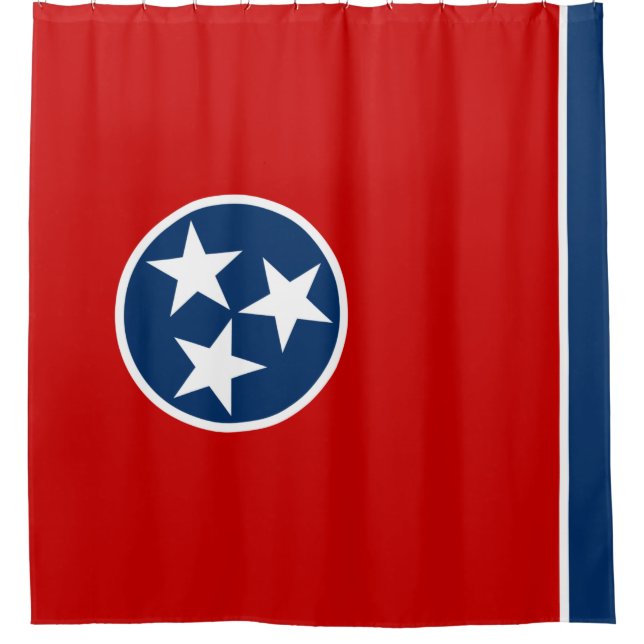 Para Box Bandeira do Estado da Cortina de Chá do Tennessee (Frente)
