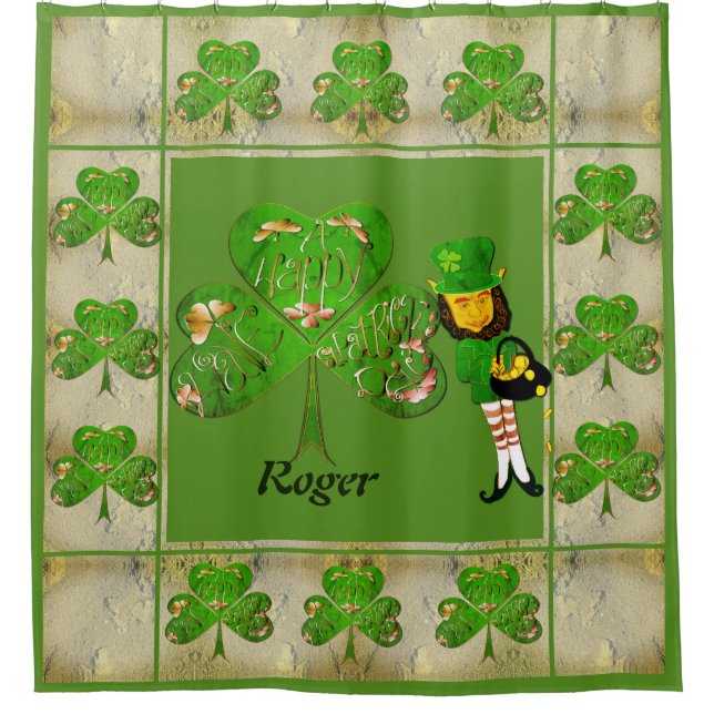 Para Box Camarões e uma cortina de Chá Leprechaun (Frente)