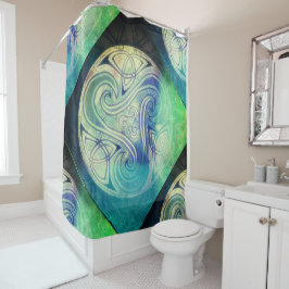 Para Box Celtic Triskele cortina