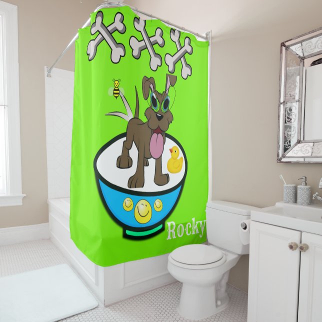 Para Box Chá Cortina de Cachorro Rochoso Pato (In Situ)