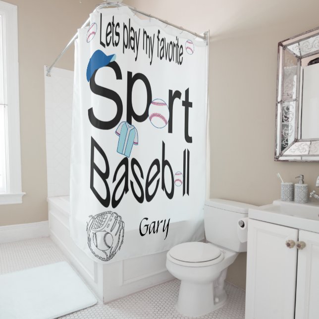 Para Box Chá Cortina Esportiva Baseball (In Situ)