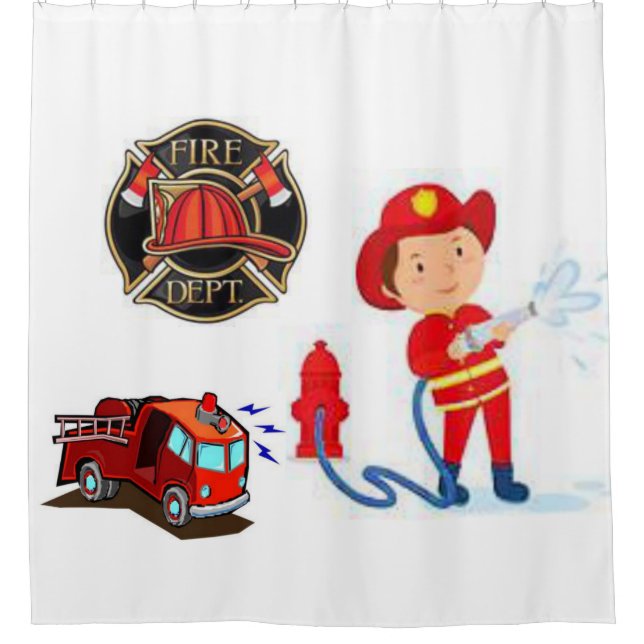 Para Box Chá Cortina Fireman (Frente)