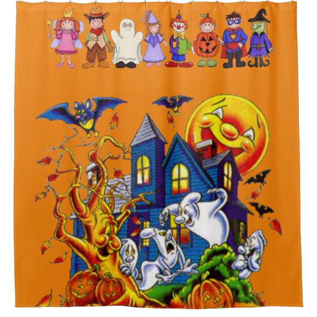 Para Box Chá Cortina Halloween (Frente)