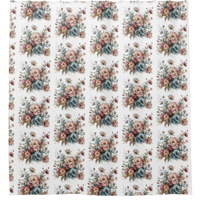 Para Box chá floral pastel Cortina (Frente)