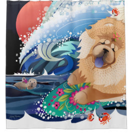 Para Box CHOWABUNGA - Cortina de Chá ou exposição de cães