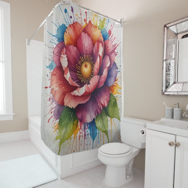 Para Box Conjunto de Cortina de Chá Floral Pastel (In Situ)