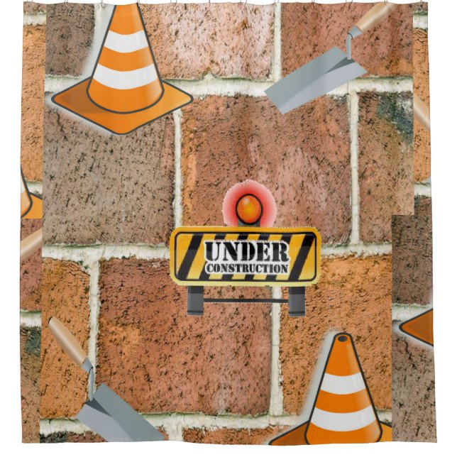 Para Box Construção sob cortina chá (Frente)