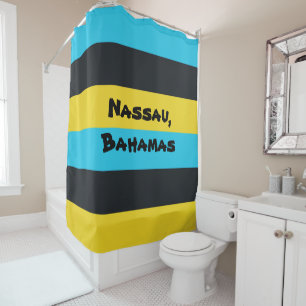 Para Box Cores da Cortina de Chá de Bandeira de Nassau