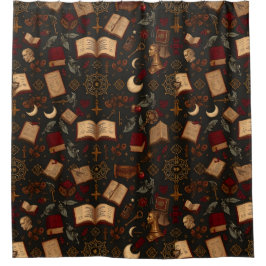 Para Box Cortina Chá Acadêmica Dark Scholarly