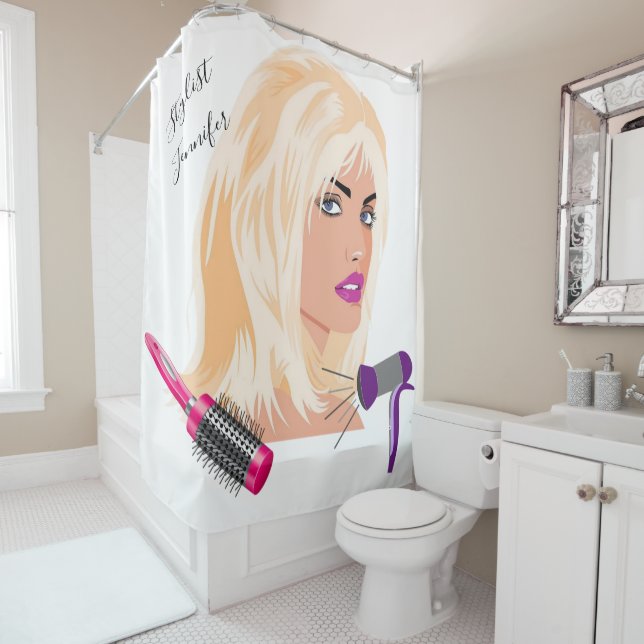 Para Box Cortina chá Cabelo de Salão de Beleza (In Situ)