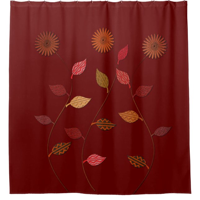 Para Box Cortina Chá das Folhas Vermelhas da Borda (Frente)