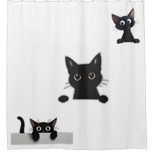 Para Box Cortina Chá de Gatos Pretos