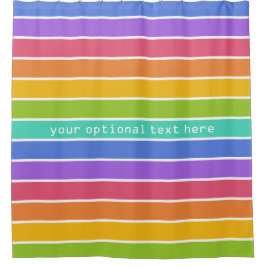 Para Box Cortina chá personalizada das cores do arco-íris
