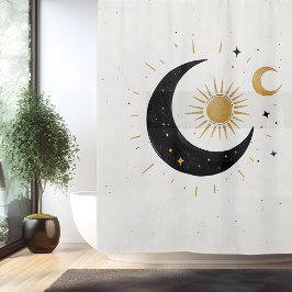 Para Box Cortina de Banho Boho Celestial Bliss