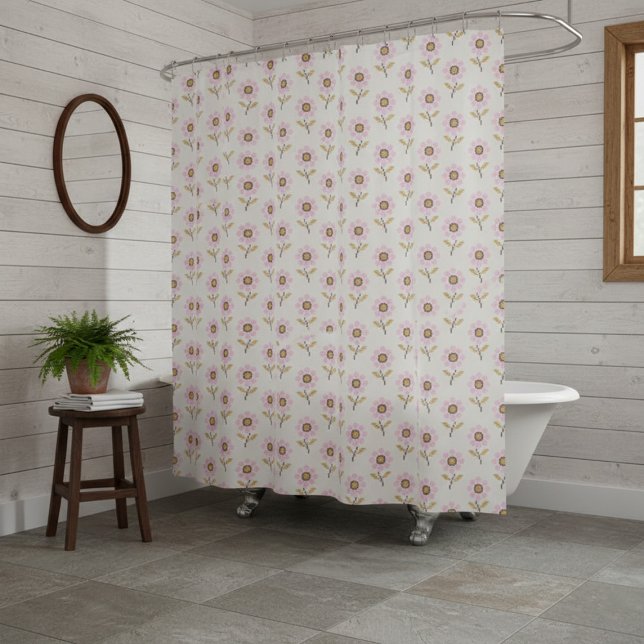 Para Box Cortina de Banho Boho com Padrão Folclórico Ucrani (Criador carregado)