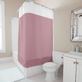 Para Box Cortina de Banho de Duas Cores Branco e Rosa