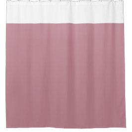 Para Box Cortina de Banho de Duas Cores Branco e Rosa