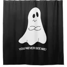 Cortina de Banho de Fantasma Engraçado – Você Nunc