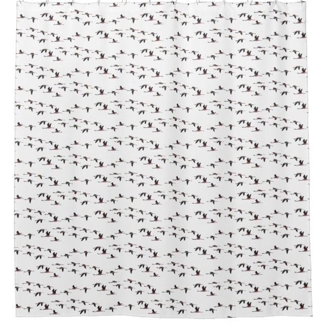 Para Box Cortina de Banho de Flamingos Voadores (escolha a  (Frente)