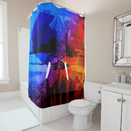 Para Box Cortina de Banho Elephant Dream